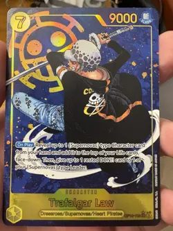 Trafalgar Law OP10-119 Alt SEC Parallel Royal Blood One Piece Card - Image 1