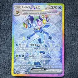Glaceon ex 150/131 Full Art Special IllustrationRare SIR Pokemon Card TCG MINT - Image 1
