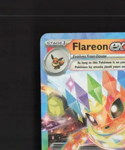 Flareon ex 014/131 Prismatic Evolutions Ultra Rare Holo Pokemon Card NM - Image 3