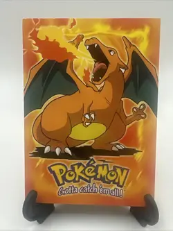 Charizard E6 of 12 Topps Movie Edition Black Logo Pokemon Card - Image 1