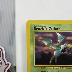Pokemon Card - Brock's Zubat Gym Heroes 24/132 Rare - LP/MP! - Image 4