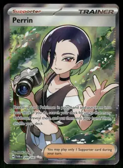 Pokemon Cards Perrin 209/167 Twilight Masquerade Ultra Rare LP - Image 1