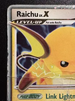 Raichu LV.X 99/100 D&P Stormfront Pokemon Card Holo Foil Rare HP- - Image 3