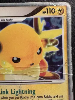 Raichu LV.X 99/100 D&P Stormfront Pokemon Card Holo Foil Rare HP- - Image 4