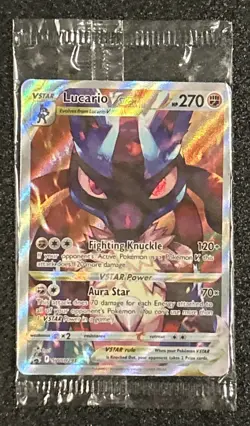 SEALED Lucario VSTAR SWSH291 SWSH: Sword & Shield Promo Cards Holo - Image 1