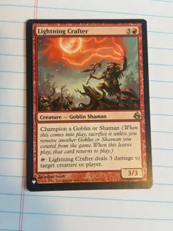 Magic: The Gathering Creature Lightning Crafter Rare Regular - Image 1