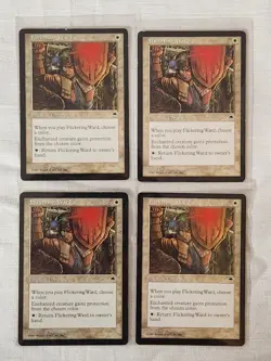 Played Flickering Ward Tempest Mtg Magic the Gathering - Image 1