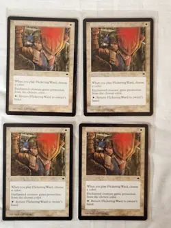 Played Flickering Ward Tempest Mtg Magic the Gathering - Image 3