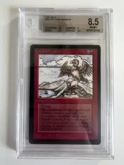 1993 MTG MAGIC THE GATHERING ROC OF KHER RIDGES LIMITED BETA RARE BGS NM-MT+ 8.5 - Image 1