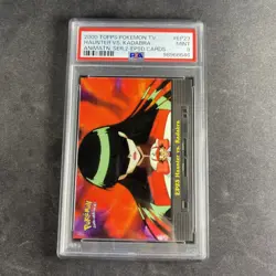 Haunted Vs Kadabra PSA 9 - 2000 Topps Pokemon TV Episode 23 - NON FOIL - Image 1