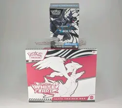 Pokemon White Flare Elite Trainer Box ETB + Black Bolt Booster Bundle - Sealed - Image 1