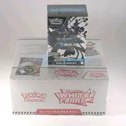 Pokemon White Flare Elite Trainer Box ETB + Black Bolt Booster Bundle - Sealed - Image 2