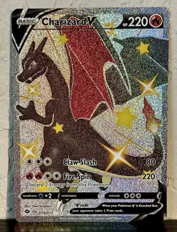 2020 Pokemon Shiny Charizard V Champions Path Secret Rare 079/073 - Image 1