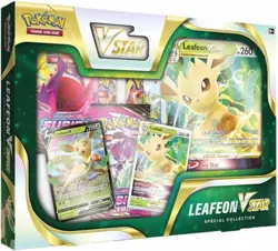Pokemon TCG Leafeon VStar Special Collection Box Sword & Shield FACTORY SEALED - Image 3