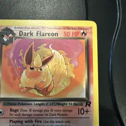 Pokemon TCG Dark Flareon Team Rocket 35/82 Regular Uncommon - Image 4