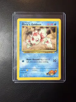 2000 Pokemon - Misty's Goldeen #30/132 - Gym Heroes Unlimited - Rare - LP - Image 2