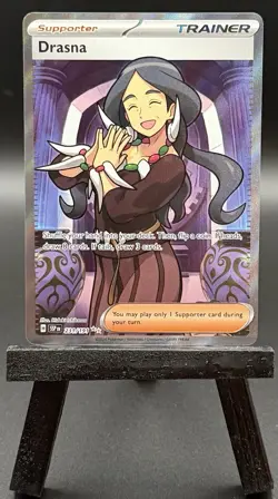 Drasna 231/191 Pokemon Surging Sparks Special Illustration Rare Full Art Holo NM - Image 1