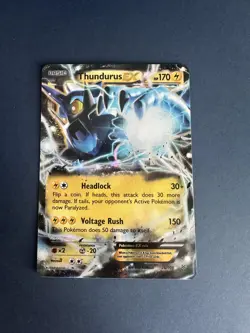 Thundurus EX 26/108 – Ultra Rare Holo | Pokemon TCG Roaring Skies - LP - Image 1