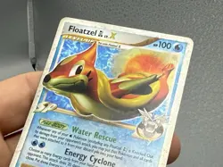 Pokemon Floatzel GL Lv.X 104/111 Rising Rivals Ultra Rare Holo Heavily Played - Image 4