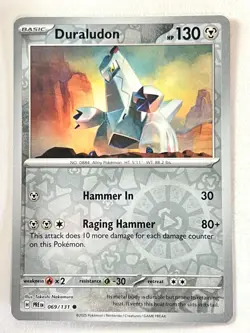 Duraludon 069/131 Reverse Holo Prismatic Evolutions - Pokemon TCG - Near Mint NM - Image 1