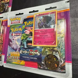 Pokemon TCG XY Blister Set Roaring Skies Evolutions Steam Siege Booster Packs 3X - Image 3