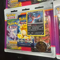 Pokemon TCG XY Blister Set Roaring Skies Evolutions Steam Siege Booster Packs 3X - Image 4