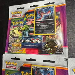 Pokemon TCG XY Blister Set Roaring Skies Evolutions Steam Siege Booster Packs 3X - Image 5