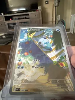Pokemon TCG Oshawott Illustration Rare from White Flare 105/086 NM Fresh Pull - Image 2