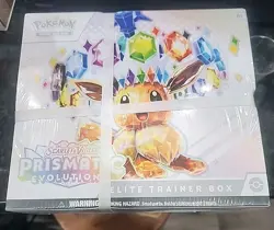 Pokemon TCG SV8.5 Prismatic Evolutions Elite Trainer Box Factory Sealed - Image 1