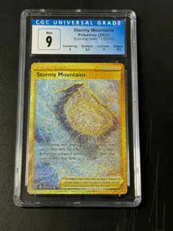 Stormy Mountains 2021 Evolving Skies 232/203 CGC 9 Pokemon - Image 1