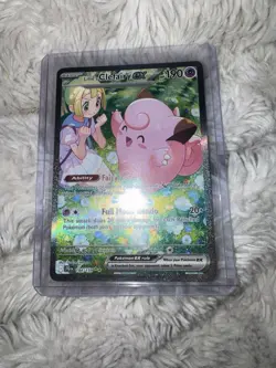 Pokemon Journey Together Lillie's Clefairy EX Sir 184/159 Personally Pulled - Image 1