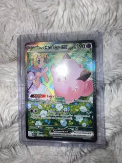 Pokemon Journey Together Lillie's Clefairy EX Sir 184/159 Personally Pulled - Image 3