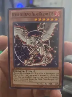 Yu-Gi-Oh Horus The Black Flame Dragon LV6 LCYW Common Light Played 1st Edition - Image 1