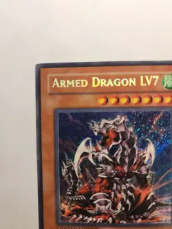 Yugioh! Armed Dragon LV7 SD1-ENDE1 Secret Rare Limited Edition NM - Image 3