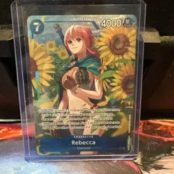 Rebecca OP10-058 | Alt Art SR | Royal Blood | One Piece English - Image 1