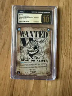 Buggy Wanted Poster 2024 One Piece OP09-051 English CGC Pristine - Image 1