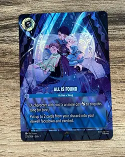 Disney Lorcana Frozen All Is Found Enchanted 220/204 Archazia's Island Holo Card - Image 1