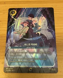 Disney Lorcana Frozen All Is Found Enchanted 220/204 Archazia's Island Holo Card - Image 2