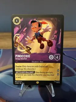 Disney Lorcana - Pinocchio Strings Attached 61/204 - Reign of Jafar - Legendary - Image 1