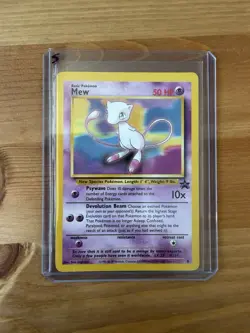Mew #8 Black Star Promo WOTC Pokemon Card NM - Image 1