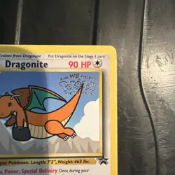 Dragonite Promo Black Star 5 Vintage WOTC Pokemon Card #2 - Image 4