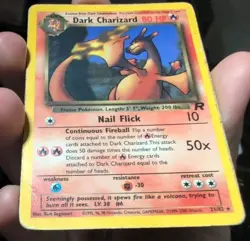 HP Pokemon Card Dark Charizard 21/82 Team Rocket Edition Regular NON HOLO - Image 2
