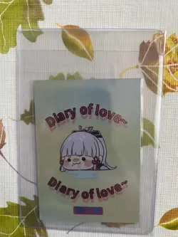 Goddess Story Diary Of Love Lumine Genshin Impact SR-14 Waifu Cards - Image 2
