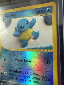Pokemon TCG Expedition Base Set Squirtle 131/165 Reverse Holo Card 2002 Played - Image 4