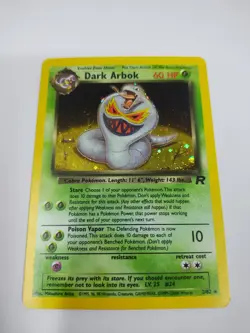 Dark Arbok - 2/82 - Pokemon Team Rocket Unlimited Holo Rare Card WOTC - Image 1