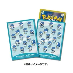 Pokemon Center Piplup TCG Card Sleeves 64 - Image 1