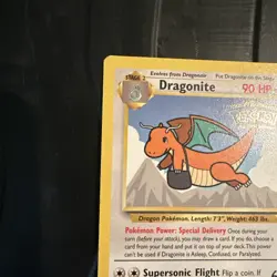 Dragonite Promo Black Star 5 Vintage WOTC Pokemon Card #1 - Image 5