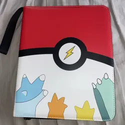 Large Pokemon Cards Binder Collection Lot 170+ Cards - Image 1