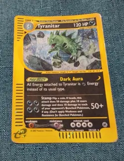 Pokemon Card-Tyranitar-29/165-Expedition- Holo-ENG-PL - Image 1