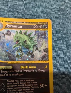 Pokemon Card-Tyranitar-29/165-Expedition- Holo-ENG-PL - Image 4